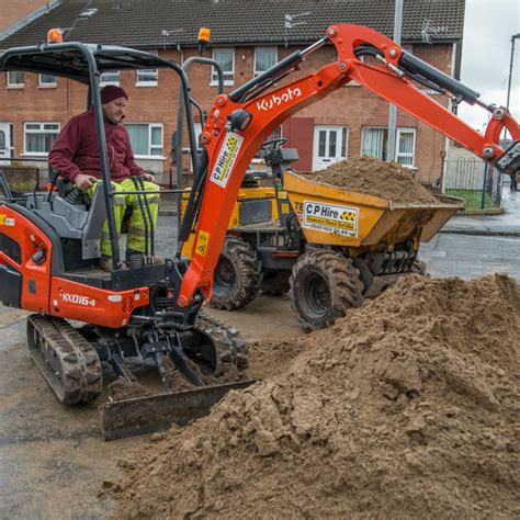 narrow digger|hire small digger.